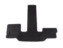 Rubber Floor Mats rear, black, for third seat row