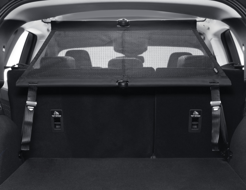 Gepäckraum-Haltenetz zur vertikalen Befestigung hinter der 2. Sitzreihe -  Ford Online-Zubehörkatalog