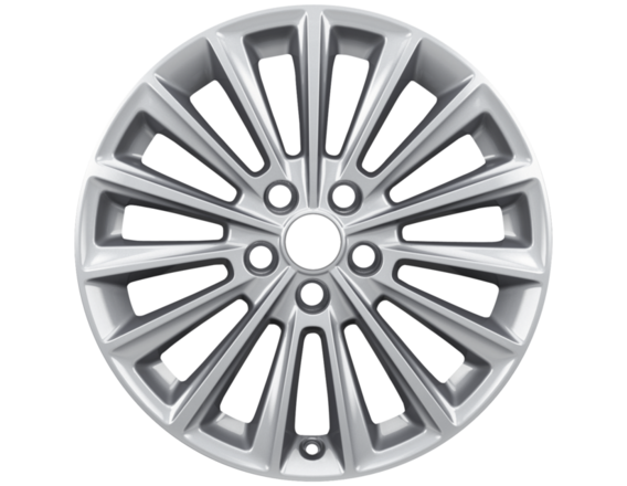 Alloy Wheel 17" 15-spoke design, silver