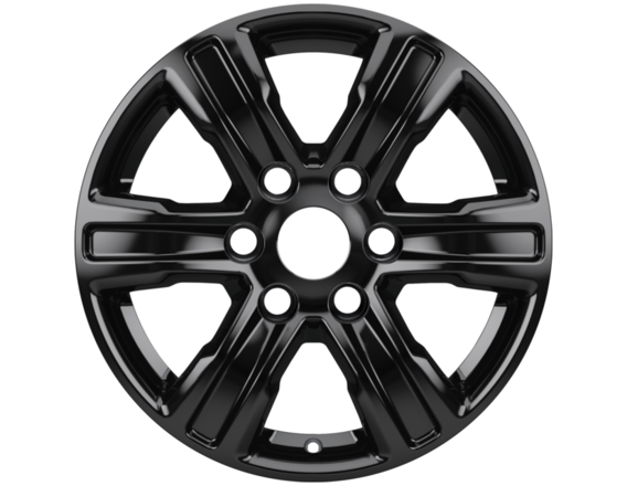 Alloy Wheel 17" 6-spoke design, panther black