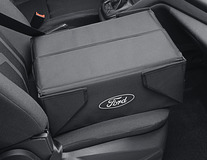 Caixa de Arrumação Dobrável tecido preto, com logótipo oval branco Ford em ambos os lados