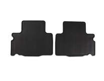 Rubber Floor Mats rear, black, for second seat row