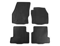 Rubber Floor Mats front and rear, black