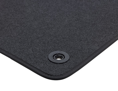 Podlahové koberce, velurové, provedení Premium přední sada v černé barvě