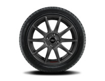 Roue complète hiver jante alliage 17" Modèle à 10 branches, Magnetite Matte, Ford Performance