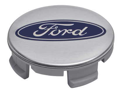 Nakładka środkowa srebrna, z logo Ford