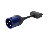 Travel Connector for universal home charge cord for UK and Ireland