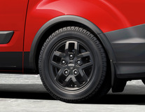 Alloy Wheel 16" 5 x 2-spoke design, Ebony Black high gloss
