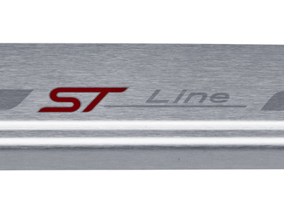 Scuff Plates front, with ST-Line logo