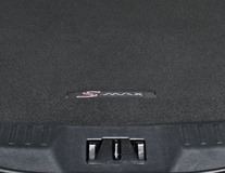 Tapis de protection de coffre à bagages noir, avec logo S-MAX