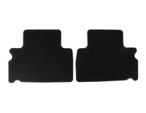 Velour Floor Mats rear, black, for second seat row