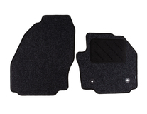 Carpet Floor Mats, front, 2nd and 3rd seat row with fitting front, black