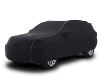 Προστατευτικό κάλυμμα υψηλής ποιότητας  μαύρο, με λευκό ρέλι και λευκό οβάλ σήμα της Ford