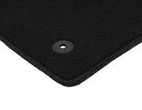 Podlahové koberce, standardní přední sada v černé barvě