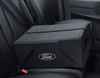 Składany podróżny pojemnik podręczny materiał w kolorze czarnym, z owalnym białym logo Ford po obu stronach