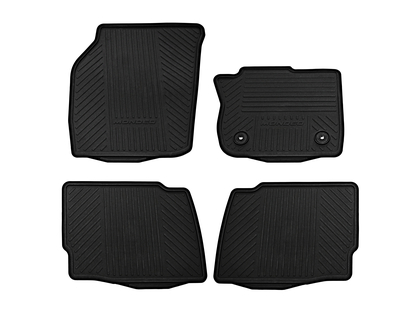 All-Weather Floor Mats front and rear, black