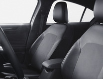 ACTIVline* Housse de sièges Haut de gamme, pour siège passager, similicuir noir