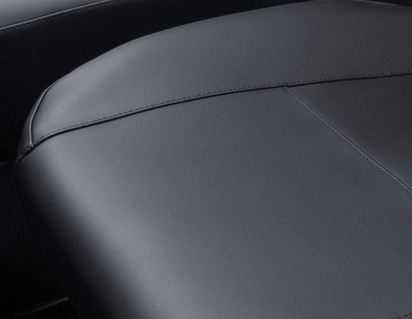 ACTIVline* Housse de sièges Haut de gamme, pour siège passager simple, similicuir noir