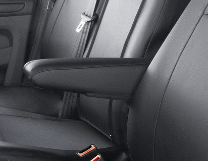 ACTIVline* Housse de sièges pour siège conducteur, similicuir noir