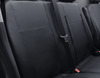 ACTIVline* Sædeovertræk premium til dobbelt passagersæde, sort kunstlæder