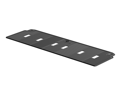 All-Weather Floor Mats rear, black, for either 2nd or 3rd seat row