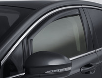 Αντιανεμικά πλαϊνών παραθύρων ClimAir®* για τα παράθυρα στις εμπρός πόρτες, σε χρώμα μαύρο