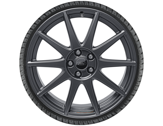Compleet winterwiel met lichtmetalen velg 18" 10-spaaks design, Ford performance