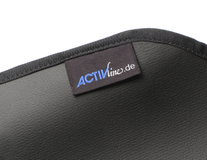 ACTIVline* Stoelovertrek premium, voor elke dubbele stoel, zwart kunstleder