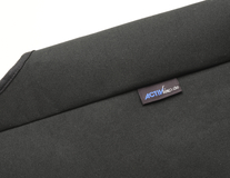 ACTIVline* Setetrekk premium for førersete, svart tekstil med forsterkede sidefelt