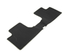 Dywaniki podłogowe welurowe Premium tył, szare, z obramowaniem z szarego nubuku, do 2. rzędu siedzeń