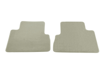 Velours-Teppichfußmatten hinten, grau, mit grauer Nubuk-Umrandung, für 2. Sitzreihe