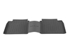 Rubber Floor Mats tray style with raised edges, rear, black