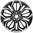 Alloy Wheel 18" 5 x 2-spoke design, Absolute Black Machined