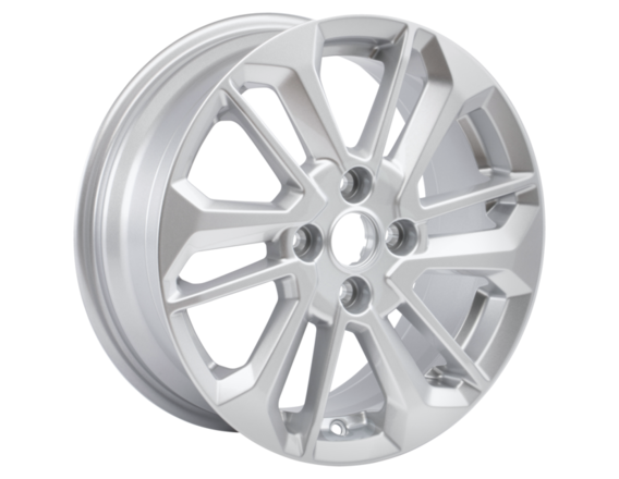 Alloy Wheel 16" 6 x 2-spoke design, Sparkle Silver