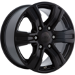 Alloy Wheel 17" 6-spoke design, Asphalt Black