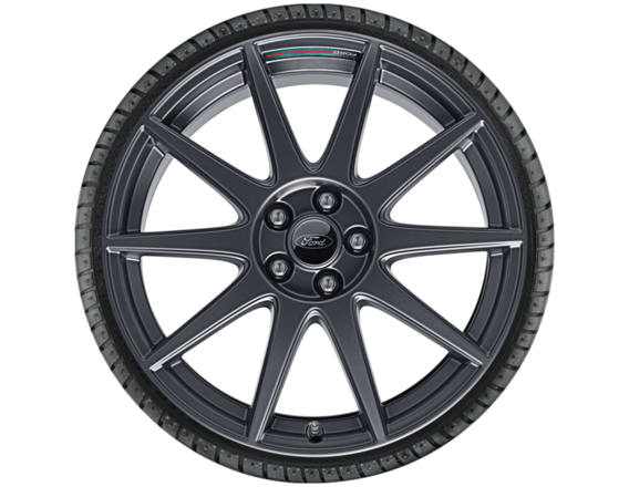 Cerchi in lega da 18" con pneumatici invernali a 10 razze, Magnetite Matte, Ford Performance