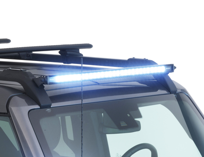 LED Light Bar roof rack mounted