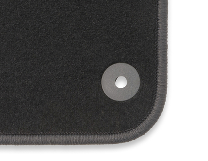 Velour Floor Mats front and rear, black
