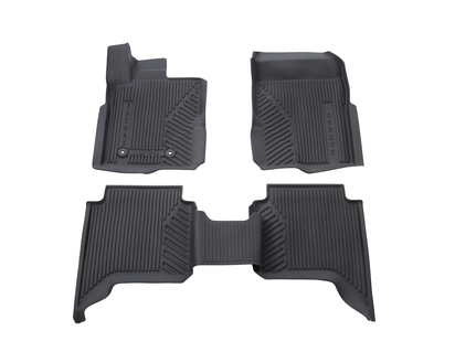 All-Weather Floor Mats front and rear, black