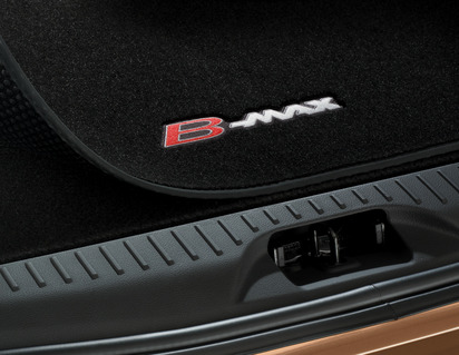 Load Compartment Mat,  black, with B-MAX logo