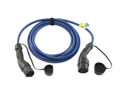 Зарядний кабель для електромобілів для громадських зарядних станцій, довжина: 6 м, 16 А, 3 фази