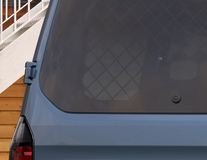 Rete protezione finestrino posteriore per porte di carico