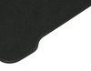 Tapetes de alcatifa, standard dianteiro, preto