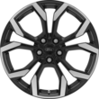 Alloy Wheel 18" 5 x 2-spoke Y design, Absolute Black