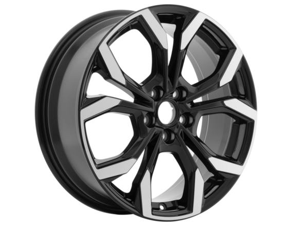 Alloy Wheel 18" 5 x 2-spoke Y design, Absolute Black