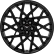 Легкосплавний колісний диск 20" 10-спицевий X дизайн, Ebony Black
