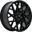Alloy Wheel 20" 10-spoke X design, Ebony Black