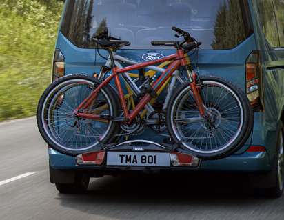 Thule®* Cykelholder til anhængertræk, Coach 276 til 3 cykler,  kan vippes og sammenfoldes