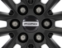 Tampão do Cubo da Roda preto, com letras Ford