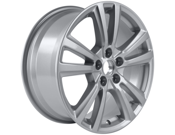 Alloy Wheel 17" 5 x 2-spoke design, Sparkle Silver